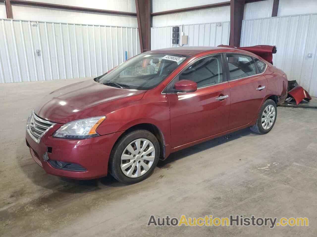 2015 NISSAN SENTRA S, 3N1AB7AP6FY357381