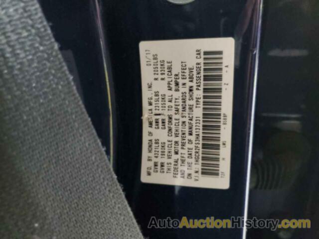 HONDA ACCORD SPORT, 1HGCR2F53HA137331