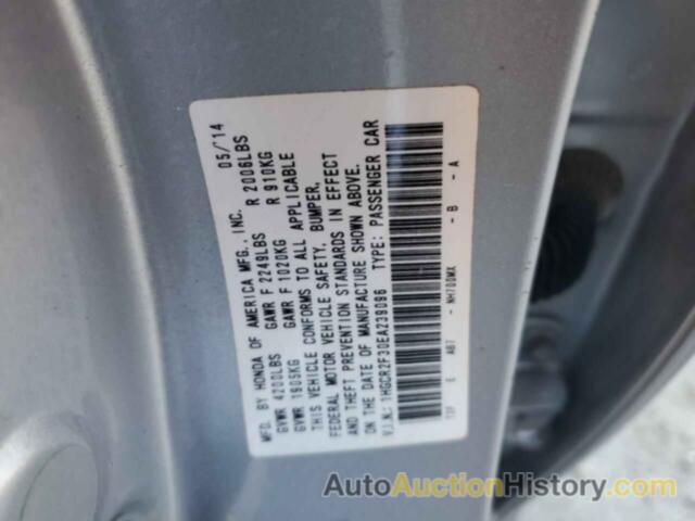 HONDA ACCORD LX, 1HGCR2F30EA239096