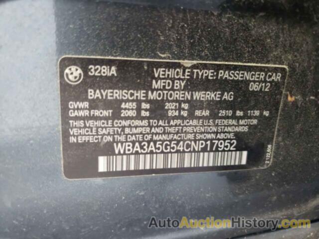 BMW 3 SERIES I, WBA3A5G54CNP17952