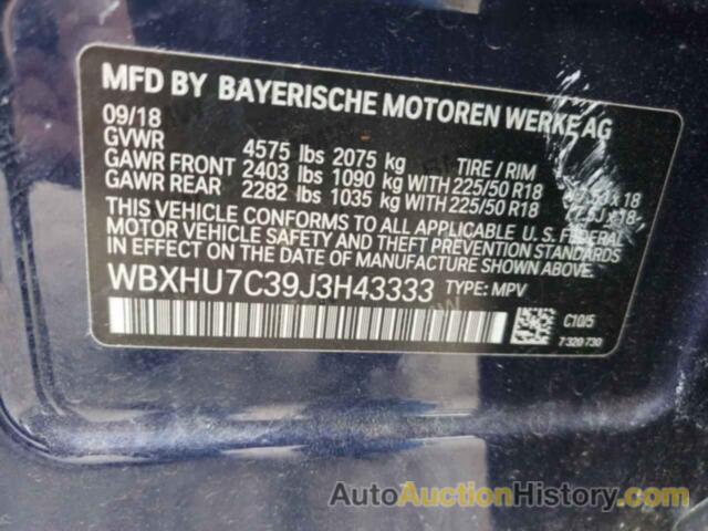 BMW X1 SDRIVE28I, WBXHU7C39J3H43333
