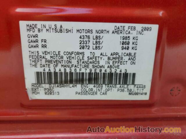 MITSUBISHI GALANT ES, 4A3AB36F79E043243