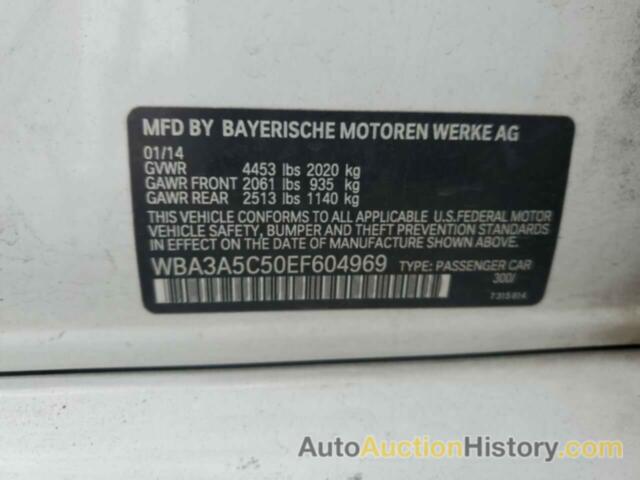 BMW 3 SERIES I, WBA3A5C50EF604969