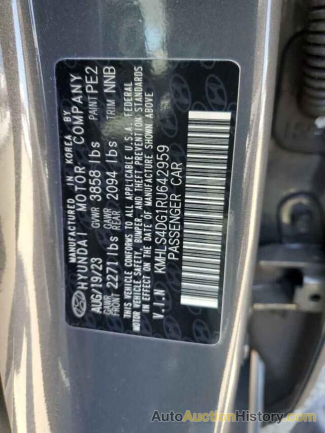 HYUNDAI ELANTRA SEL, KMHLS4DG1RU642959