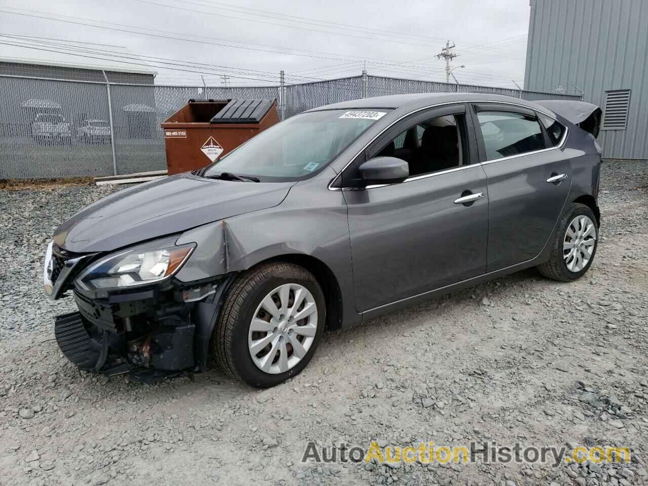 2017 NISSAN SENTRA S, 3N1AB7APXHY361534