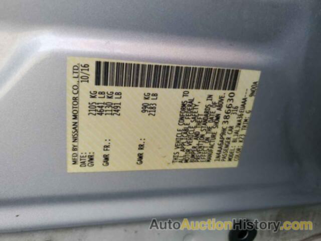 NISSAN MAXIMA 3.5S, 1N4AA6AP9HC386630