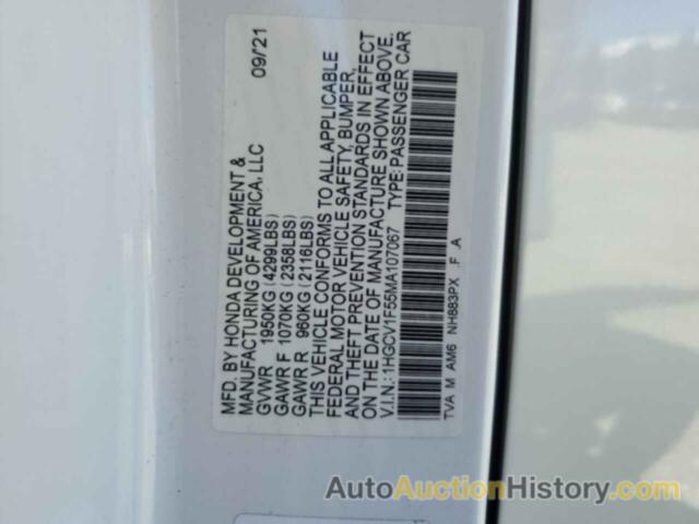 HONDA ACCORD EXL, 1HGCV1F55MA107067