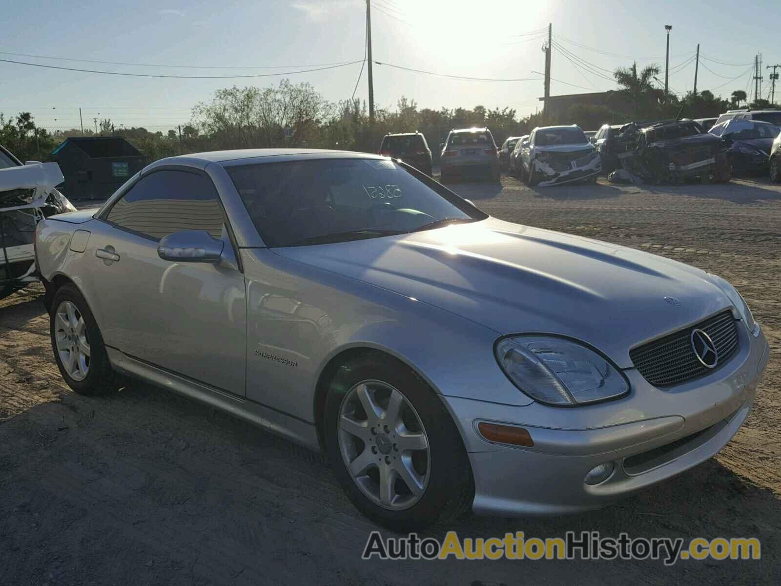 2003 MERCEDES-BENZ SLK 230 KOMPRESSOR, WDBKK49F43F288168