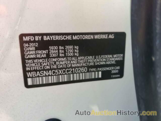 BMW 5 SERIES IGT, WBASN4C5XCC210260