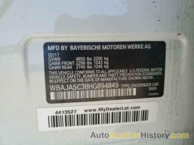 BMW 5 SERIES I, WBAJA5C38HG894849