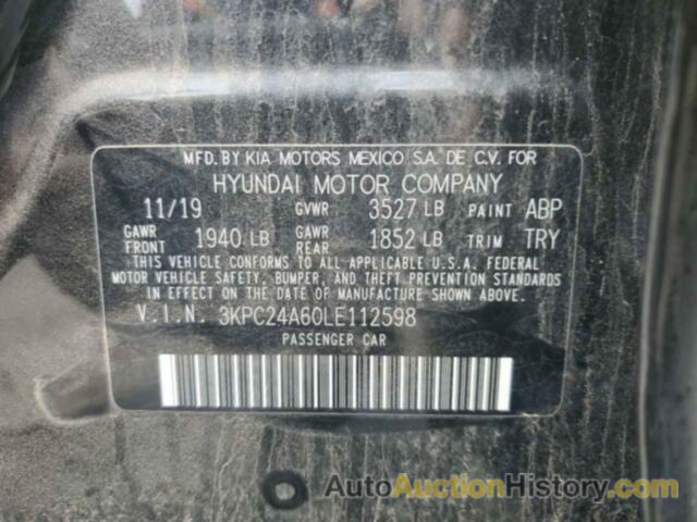 HYUNDAI ACCENT SE, 3KPC24A60LE112598