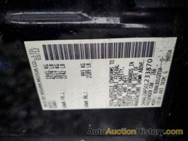 NISSAN ALTIMA BASE, 1N4AL2AP5CC233870