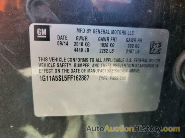 CHEVROLET MALIBU LS, 1G11A5SL5FF162887