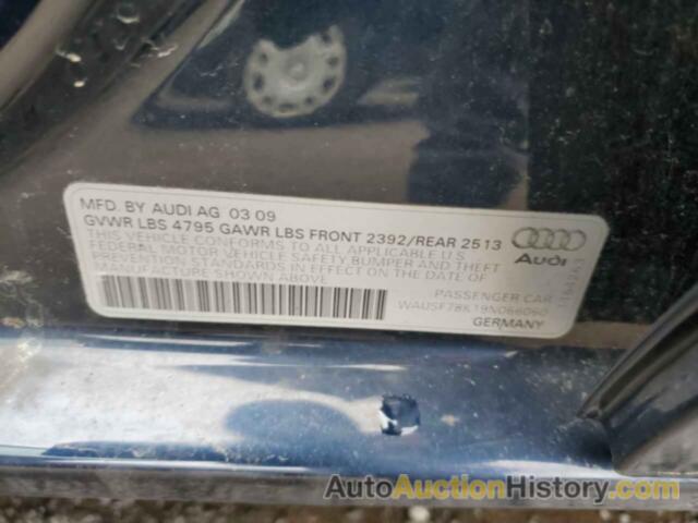 AUDI A4 PREMIUM PLUS, WAUSF78K19N066060