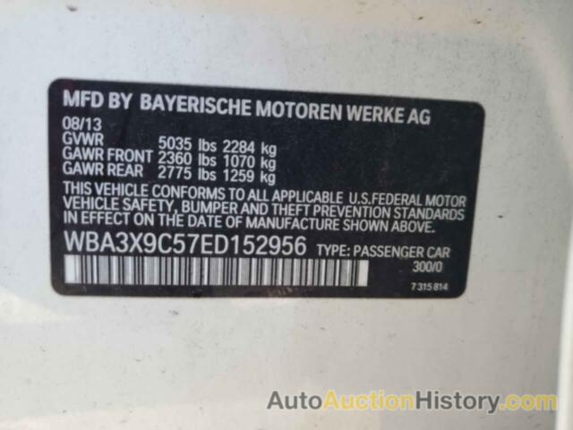 BMW 3 SERIES XIGT, WBA3X9C57ED152956