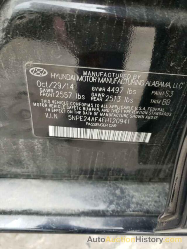 HYUNDAI SONATA SE, 5NPE24AF4FH120941