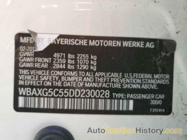 BMW 5 SERIES I, WBAXG5C55DD230028