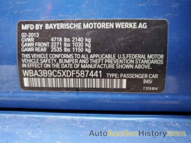 BMW 3 SERIES XI, WBA3B9C5XDF587441