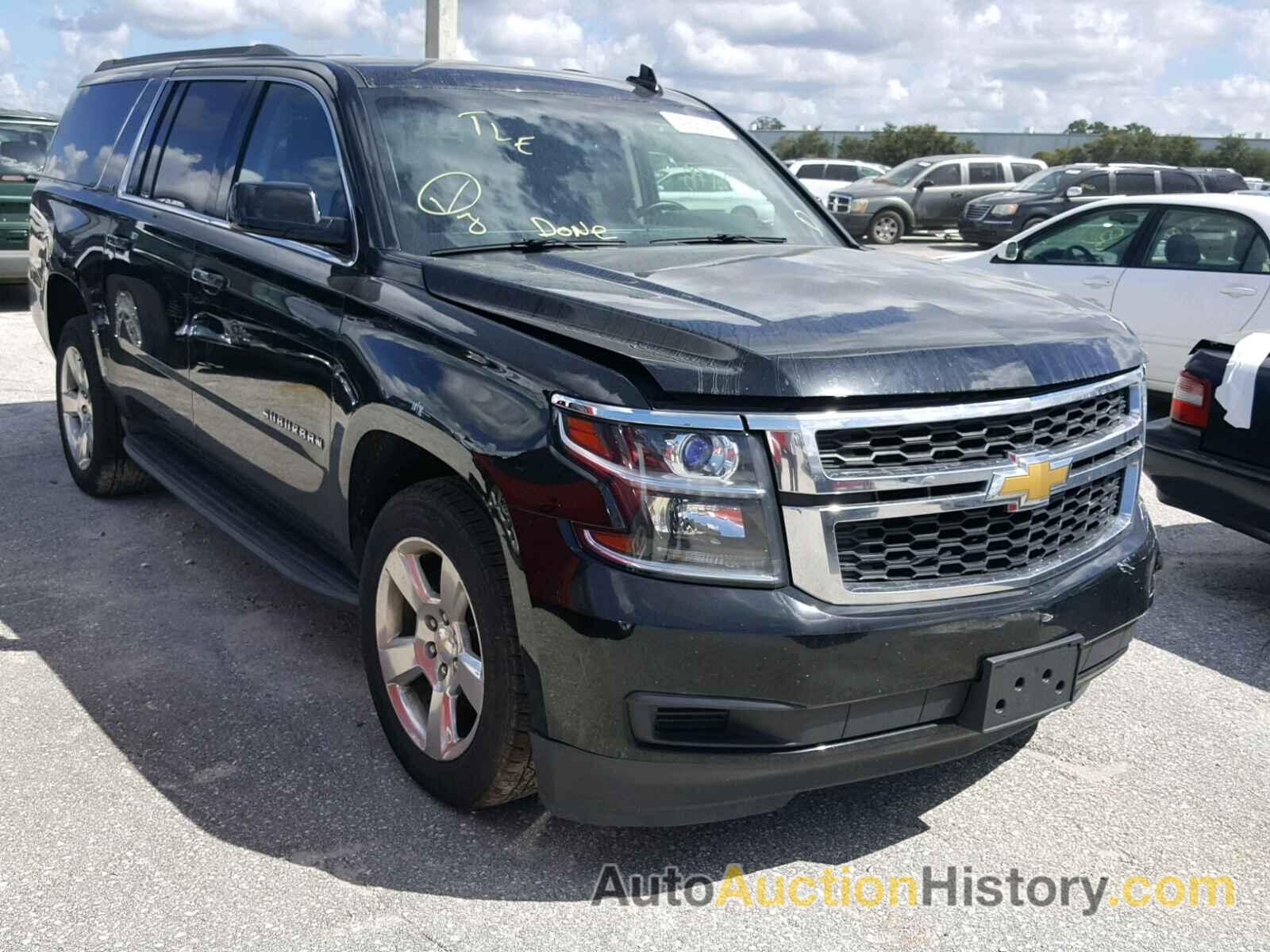 2016 CHEVROLET SUBURBAN K1500 LT, 1GNSKHKC4GR195428