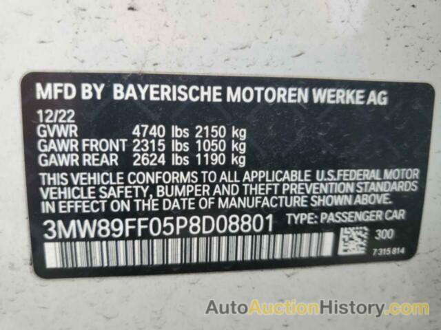 BMW 3 SERIES, 3MW89FF05P8D08801