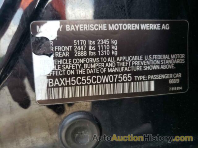 BMW 5 SERIES XI, WBAXH5C55CDW07565