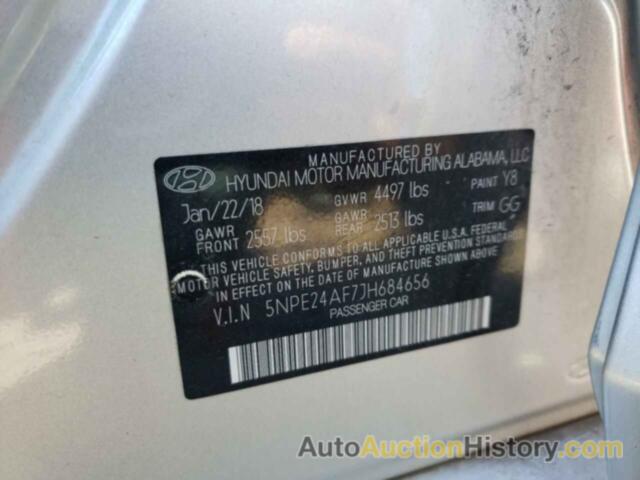 HYUNDAI SONATA SE, 5NPE24AF7JH684656