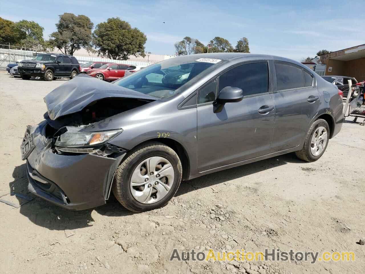 2013 HONDA CIVIC LX, 19XFB2F58DE288558