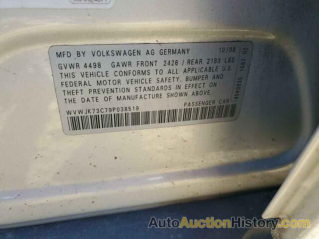 VOLKSWAGEN PASSAT TURBO, WVWJK73C79P038519