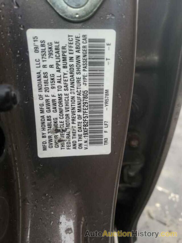 HONDA CIVIC LX, 19XFB2F57FE297805