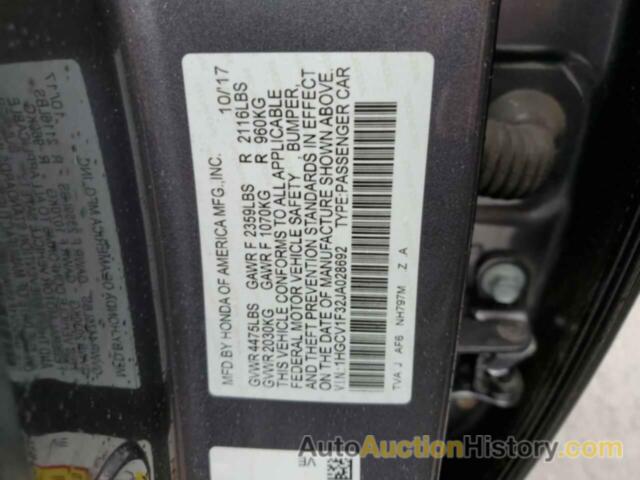 HONDA ACCORD SPORT, 1HGCV1F32JA028692