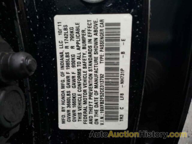 HONDA CIVIC LX, 19XFB2F52CE313792