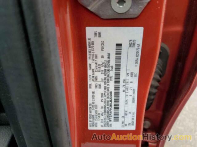 FORD RANGER XL, 1FTER4FH2KLB23008