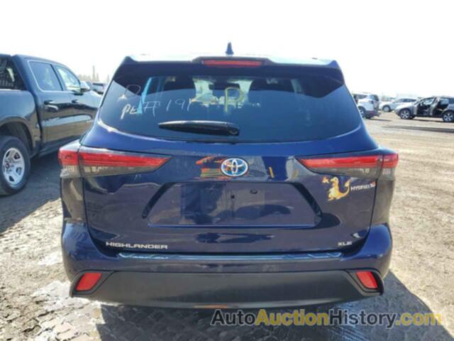 TOYOTA HIGHLANDER HYBRID XLE, 5TDGBRCH9NS560554