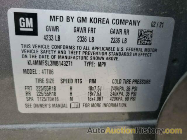 BUICK ENCORE ESSENCE, KL4MMFSL3MB143271