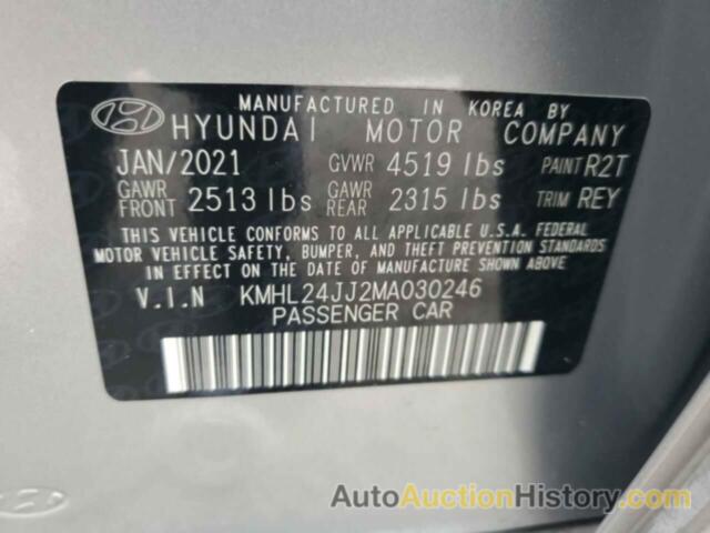 HYUNDAI SONATA HYBRID, KMHL24JJ2MA030246