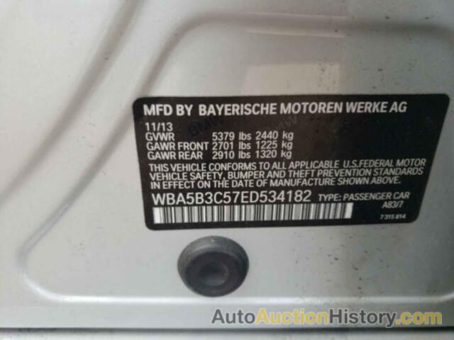 BMW 5 SERIES XI, WBA5B3C57ED534182