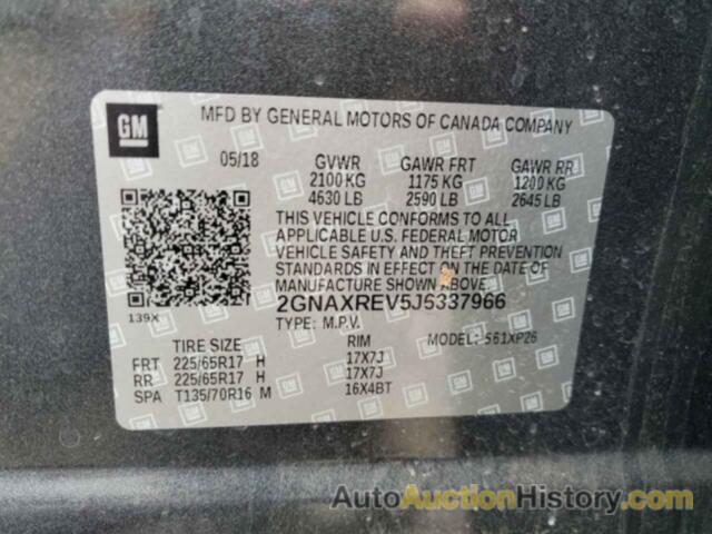 CHEVROLET EQUINOX LS, 2GNAXREV5J6337966