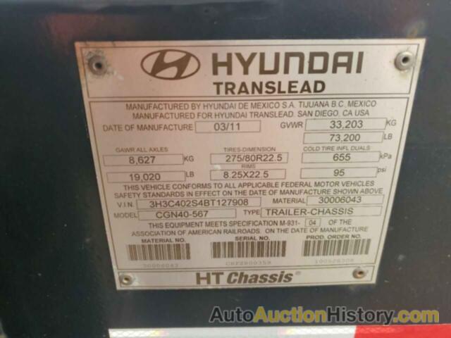 HYUNDAI ALL Models, 3H3C402S4BT127908