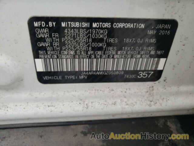 MITSUBISHI OUTLANDER SEL, JA4AR4AW6GZ050809