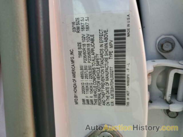 ACURA RDX ADVANCE, 5J8TB3H70HL000277