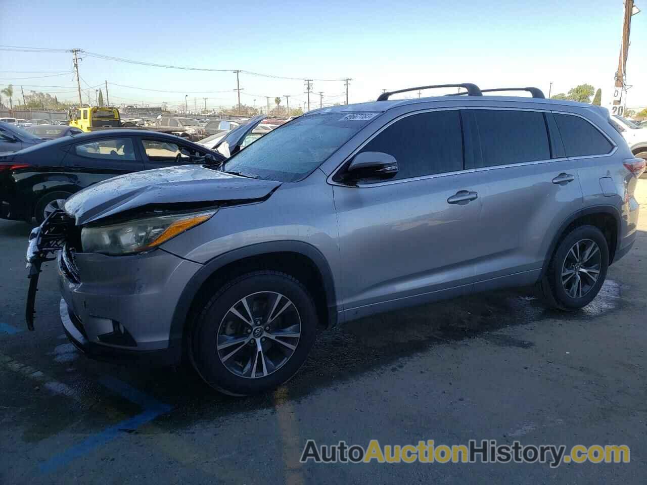 2016 TOYOTA HIGHLANDER XLE, 5TDKKRFH8GS505098