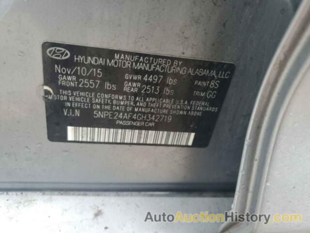 HYUNDAI SONATA SE, 5NPE24AF4GH342719