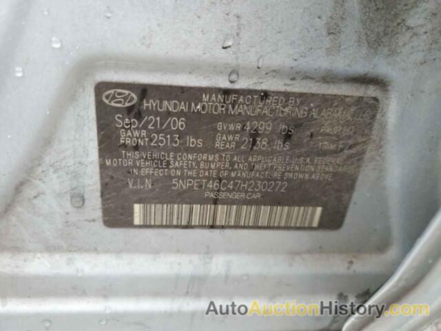 HYUNDAI SONATA GLS, 5NPET46C47H230272