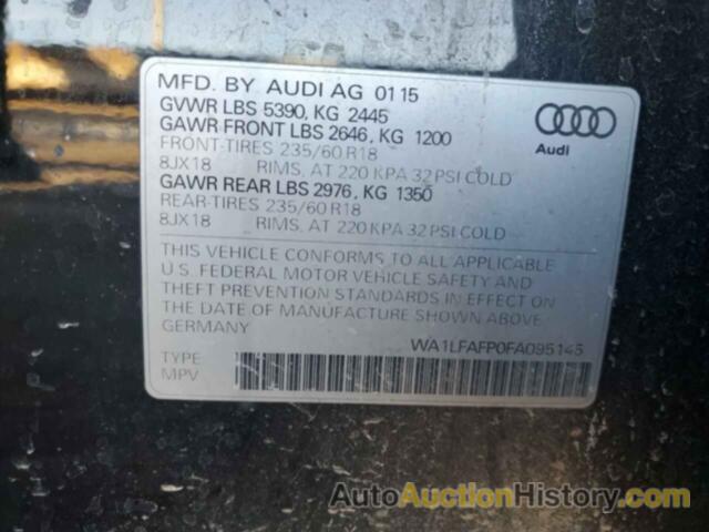 AUDI Q5 PREMIUM PLUS, WA1LFAFP0FA095145