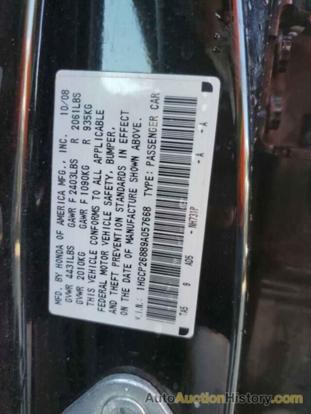 HONDA ACCORD EXL, 1HGCP26889A057668