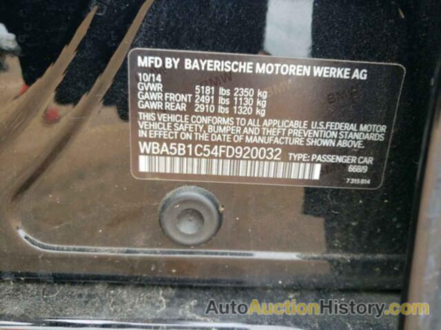 BMW 5 SERIES I, WBA5B1C54FD920032