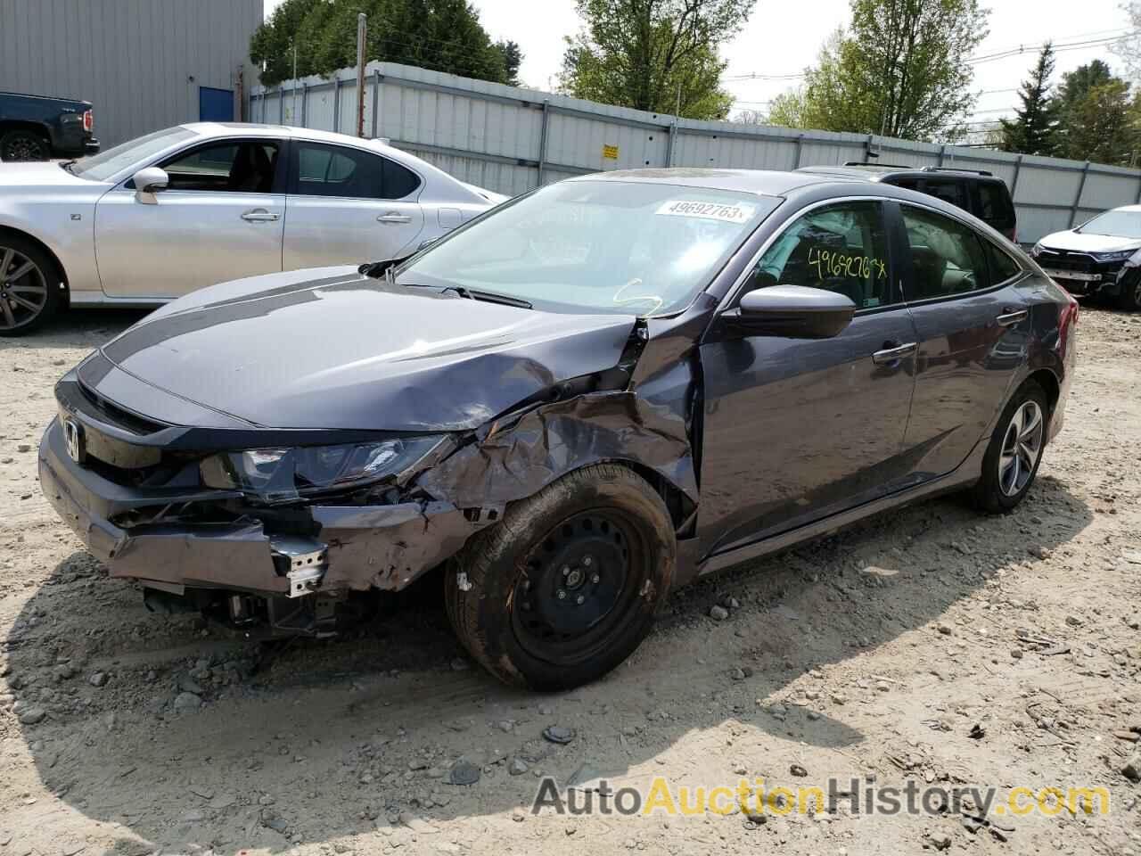 2020 HONDA CIVIC LX, 2HGFC2F6XLH599385