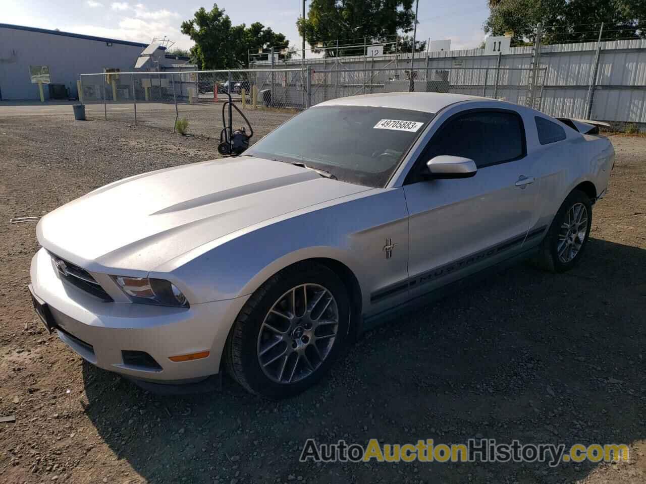 2012 FORD MUSTANG, 1ZVBP8AM4C5270230