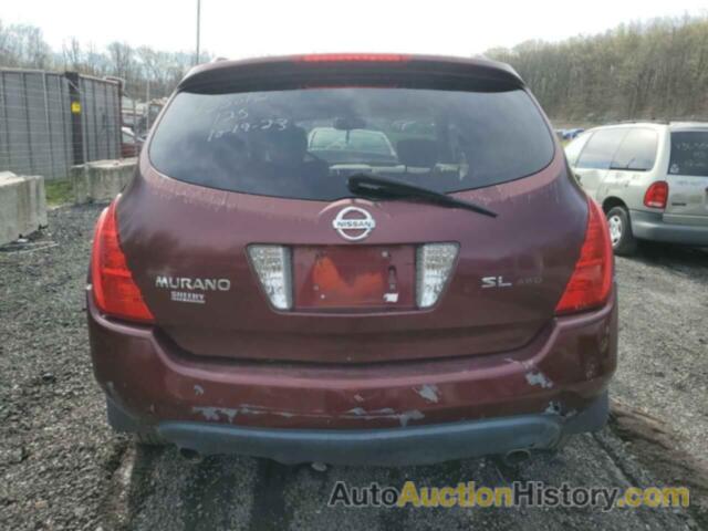 NISSAN MURANO SL, JN8AZ08W65W436895