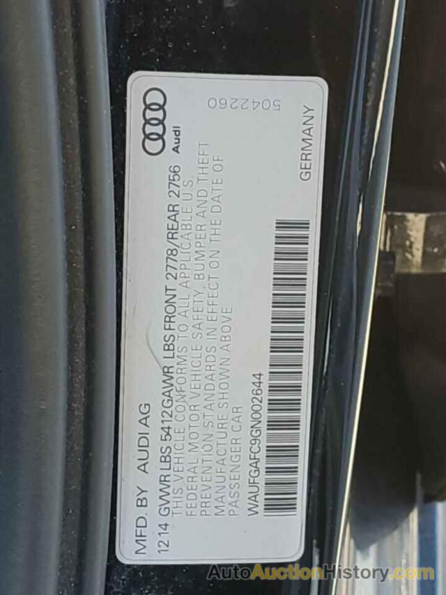 AUDI A6 PREMIUM PLUS, WAUFGAFC9GN002644